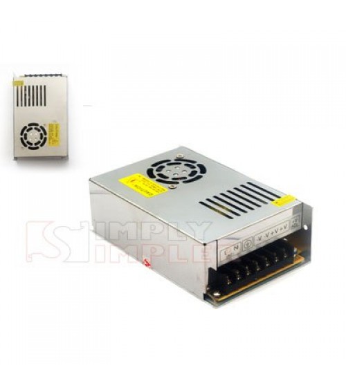 HiLed Switching Power Supply 24V DC 10A with Fan - High Quality
